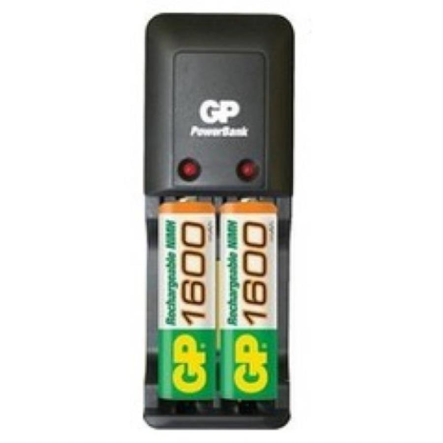 картинка Комплект Зарядное устройство и аккумуляторы 2шт(1600mAh AA) GP PB330GS160-CR2 от магазина Интерком-НН