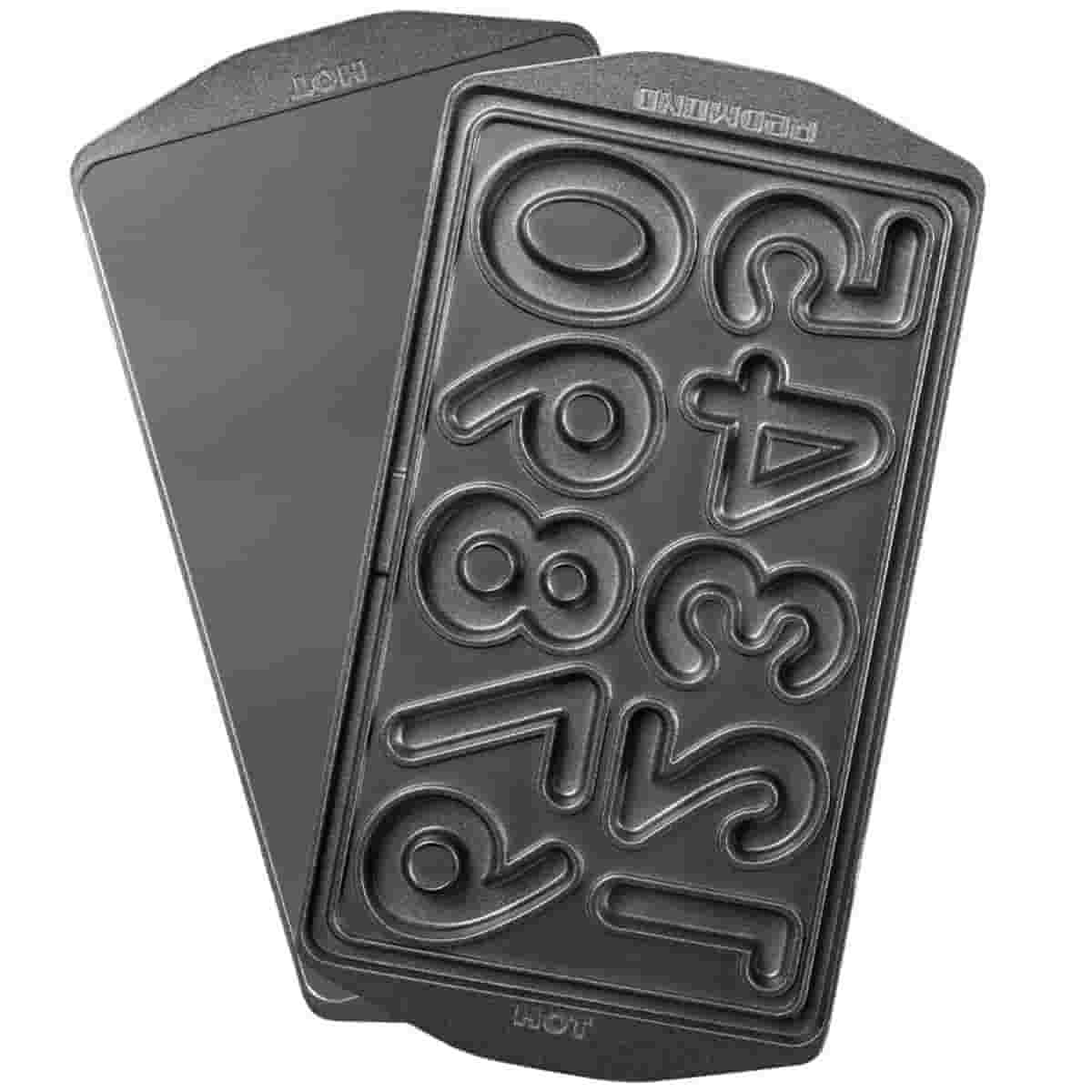 картинка Redmond RAMB-28 панель "цифры" 2шт (форма для выпечки печенья в виде цифр) для мультипекаря 6 серии от магазина Интерком-НН