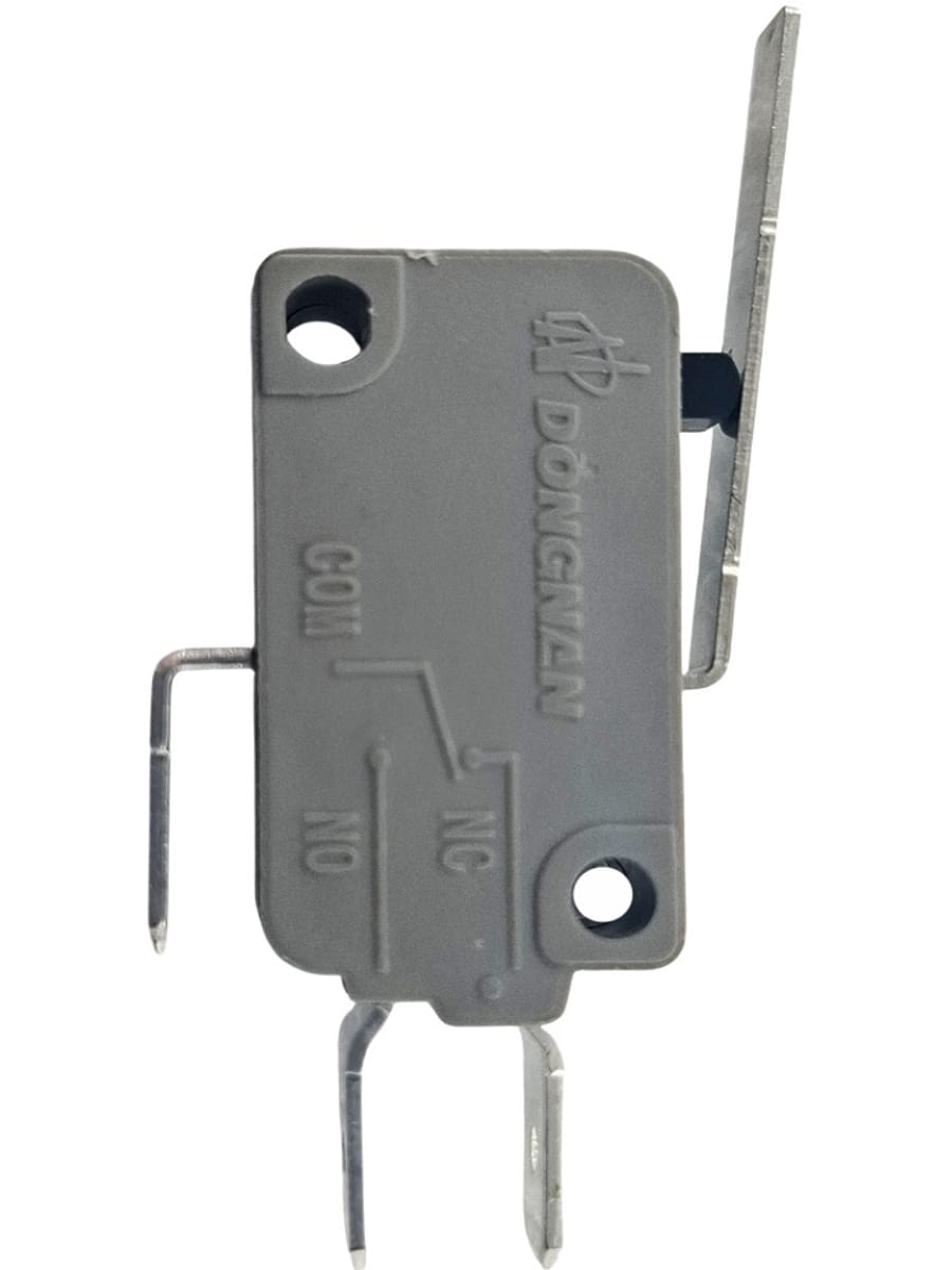 картинка Микропереключатель Dongnan KW3A-16Z3-A200 3-х контактный 16(4)A 250V с рычагом 27мм от магазина Интерком-НН