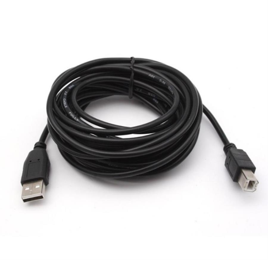 картинка Кабель USB 2.0 A--B 3 м черный (пакет) K-531 от магазина Интерком-НН