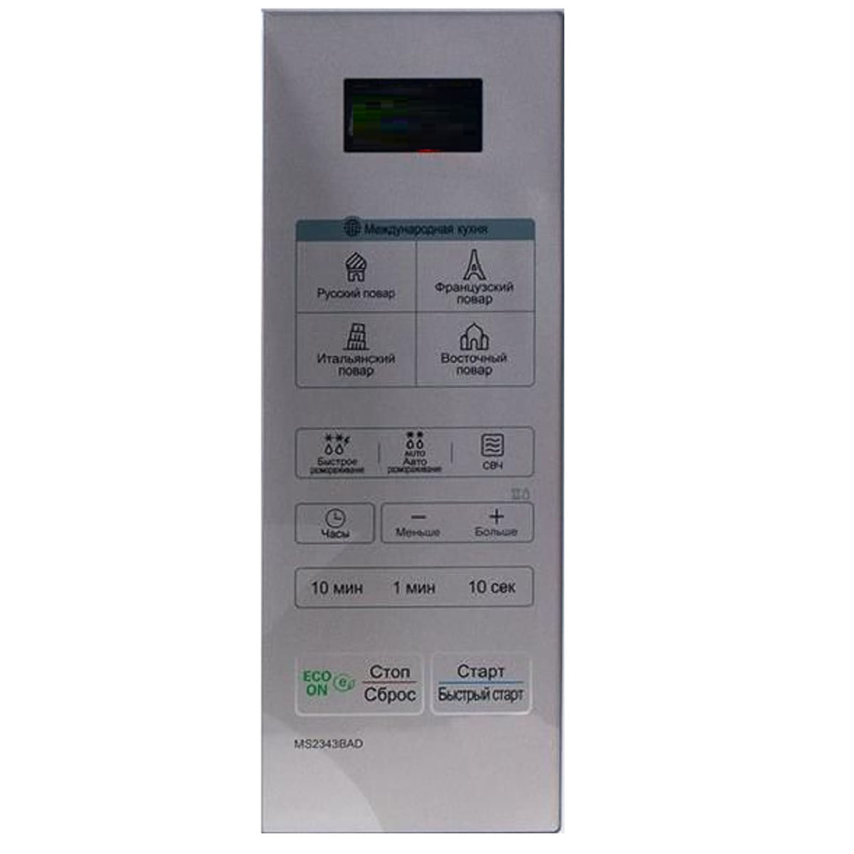 картинка LG MFM62938502 Сенсорная панель управления СВЧ MS2343BAD от магазина Интерком-НН