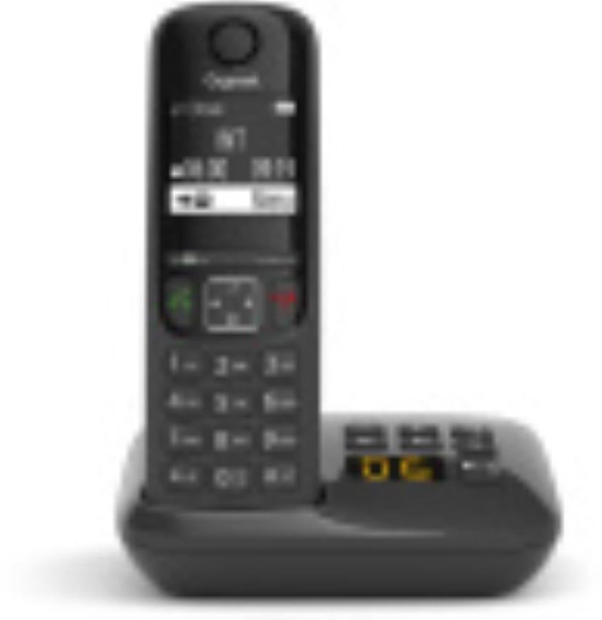 картинка Р/Телефон Dect Gigaset AS690A RUS черный автооветчик АОН от магазина Интерком-НН