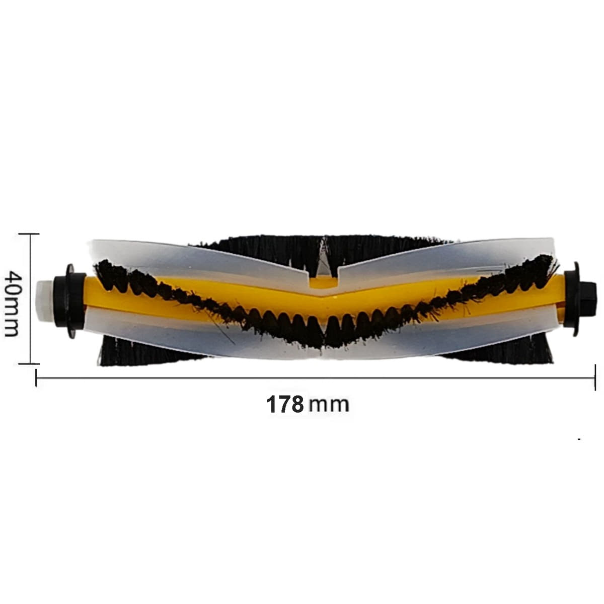 картинка Щетка основная роликовая для робот-пылесоса 178мм, цвет желтый от магазина Интерком-НН
