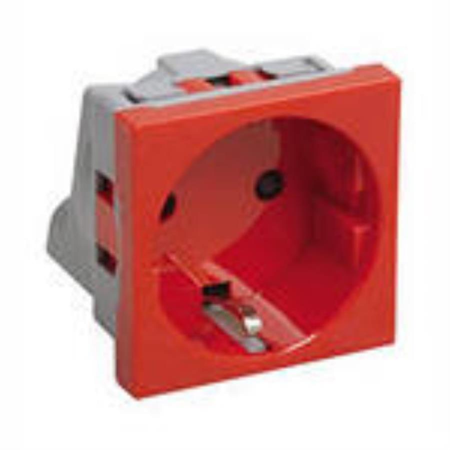 картинка ...Розетка 220В с з/к Праймер (РКС-20-32-П) красная от магазина Интерком-НН