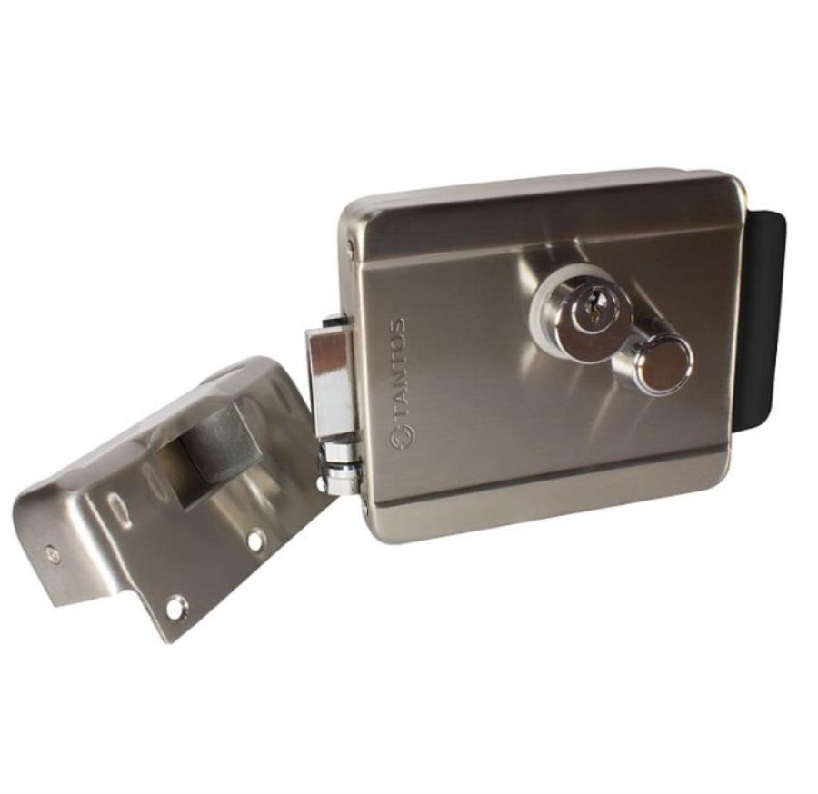 картинка TantosTS-EL2369 Classic Электромеханический замок, накладной, универс., с блокировкой кнопки  от магазина Интерком-НН