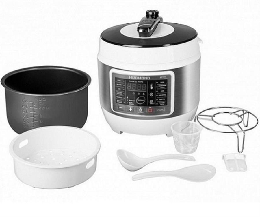 картинка Redmond RMC-PM503 мультиварка-скороварка 900 Вт, 5 л, программа приготовления под вакуумом от магазина Интерком-НН