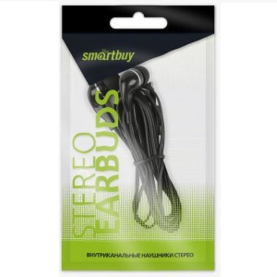 картинка Smartbuy SBE-011 Внутриканальные наушники, черные от магазина Интерком-НН