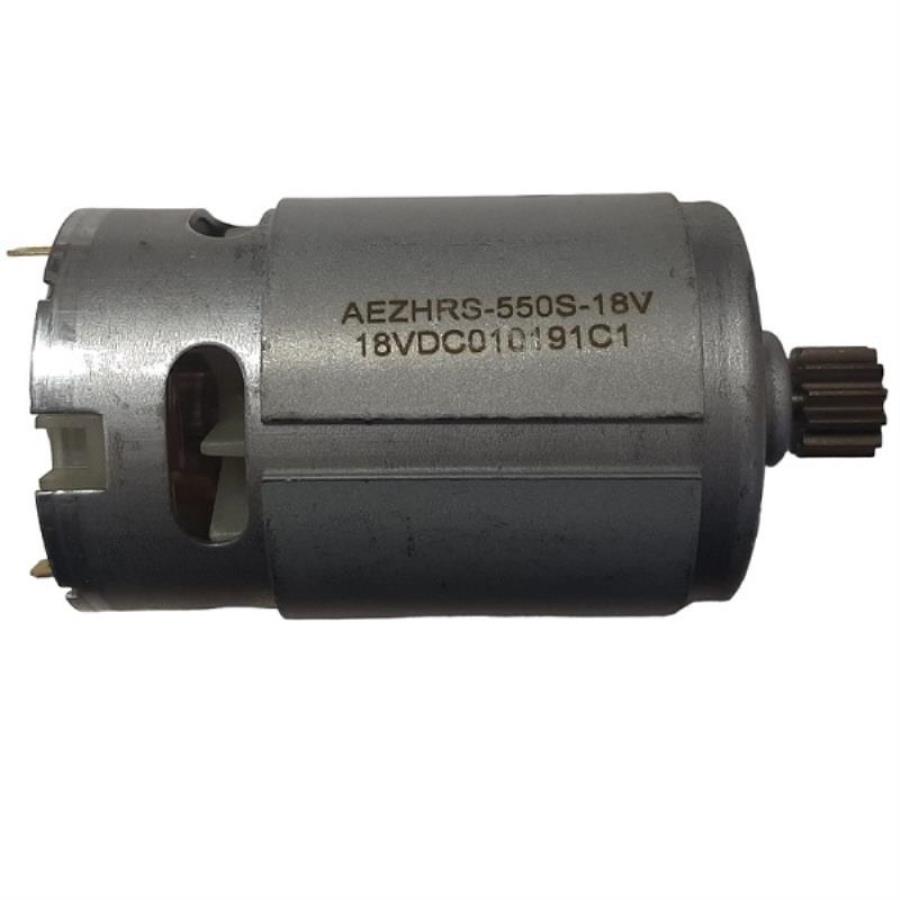 картинка 010191 С1 AEZHRS-550S-18VDC двигатель с шестерней 12 зубьев D=10мм для шуруповерта Интерскол, Bosch  от магазина Интерком-НН