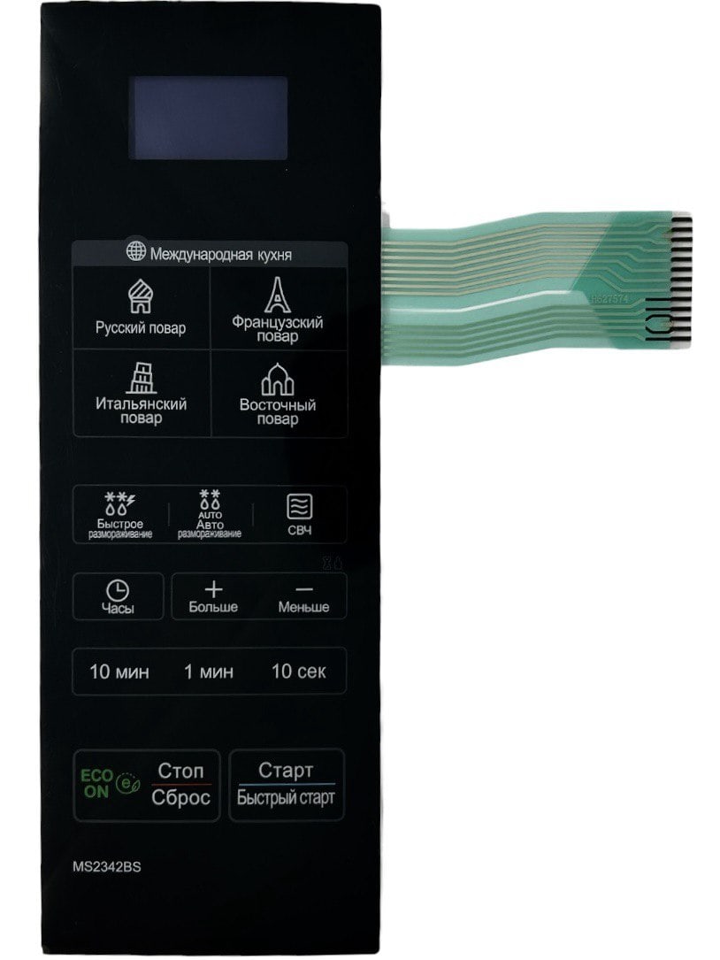 картинка LG MFM62757401 Сенсорная панель управления СВЧ MS2342BS черный от магазина Интерком-НН