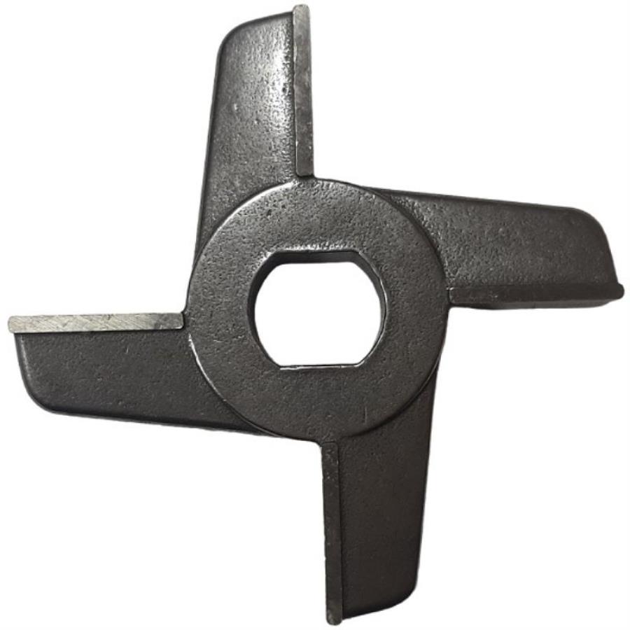 картинка Нож двусторонний МИМ-300.01.004 (010159V) без бурта для мясорубки Торгмаш МИМ-300, МИМ-300М от магазина Интерком-НН