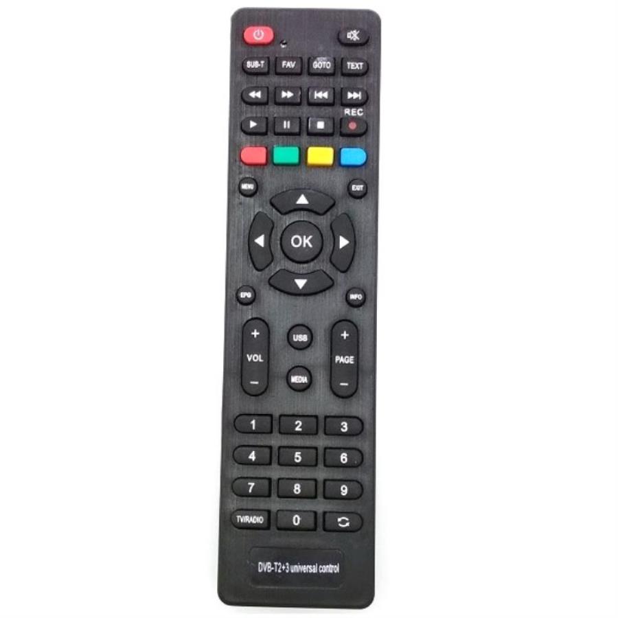 картинка Huayu DVB-T2+3 (19717) пульт дистанционного управления универс. (ПДУ) для цифровых DVB-T2 приставок от магазина Интерком-НН