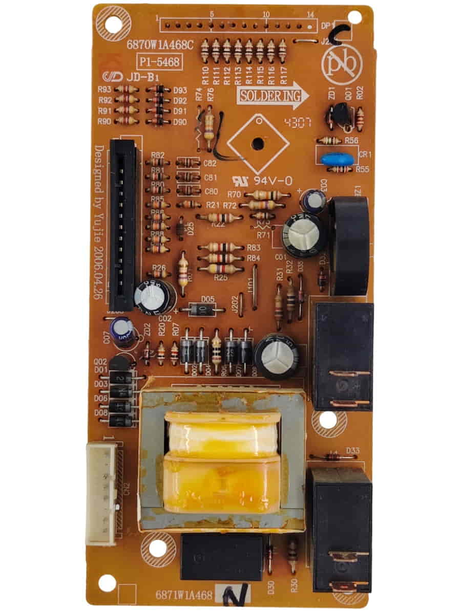картинка LG 6871W1A468N БУ (USED) Плата управления для микроволновой печи MB-3944X от магазина Интерком-НН