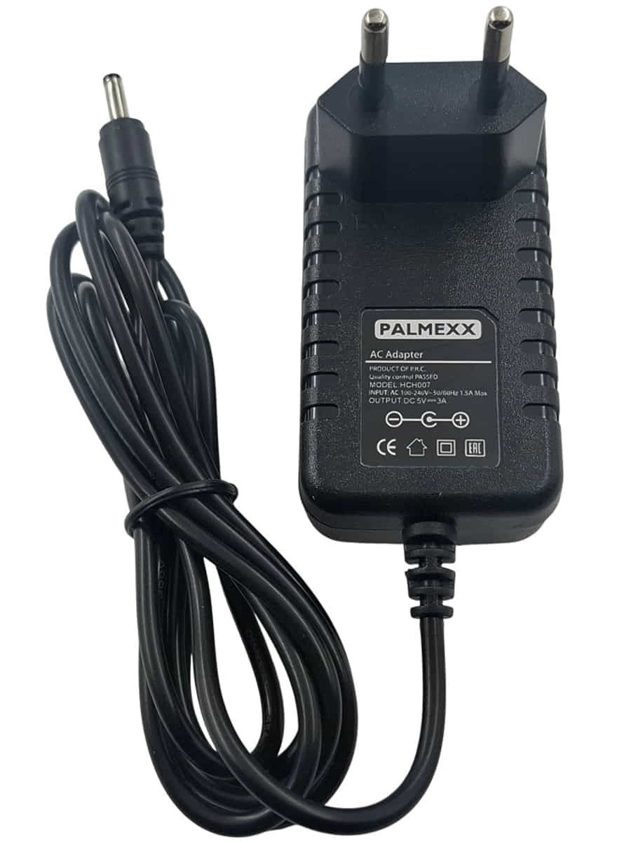 картинка PALMEXX HCH007 блок питания (сетевой адаптер) 5В, 3А разъем 3.5х1.35мм, длина кабеля 1.5 метра от магазина Интерком-НН