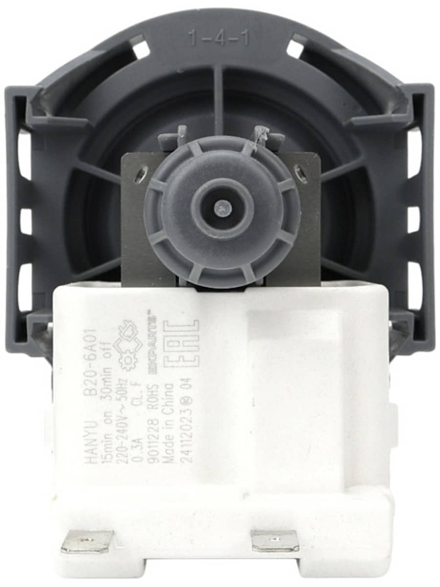 картинка Hanyu 9011228 (B20-6A01) сливной насос (помпа) 30Вт, 0.3A для стиральной машины Gorenje от магазина Интерком-НН