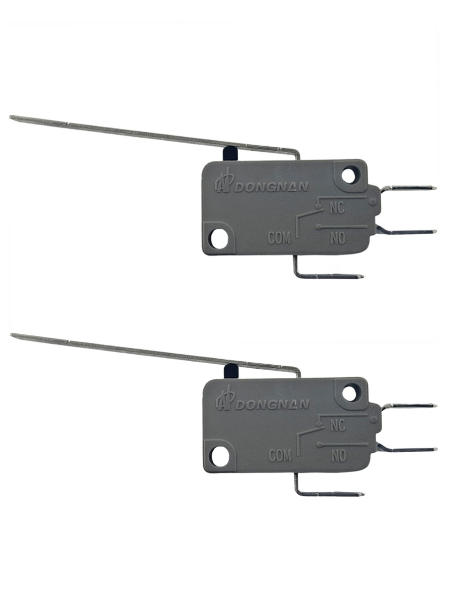 картинка Микропереключатель 2 шт. Dongnan KW3A-16Z2-A200 3-х контактный 16(4)A 250V с рычагом 51мм от магазина Интерком-НН