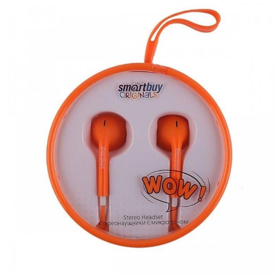картинка Smartbuy SBH-840 Мобильная гарнитура WOW, оранжевая от магазина Интерком-НН