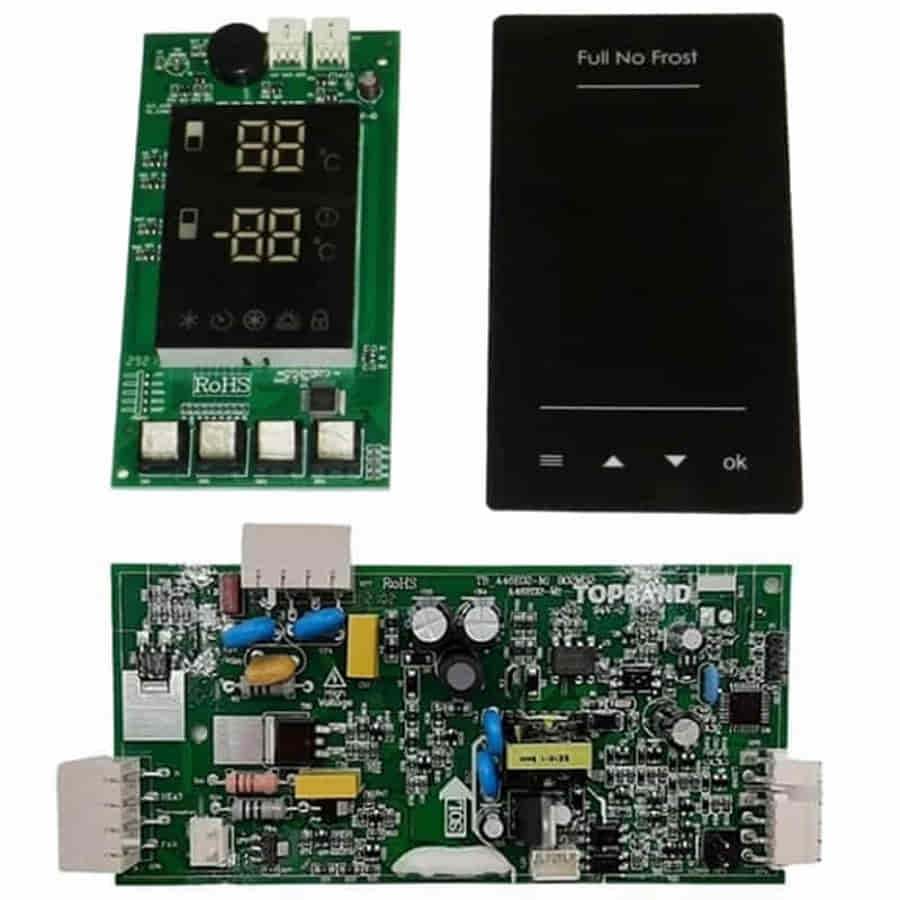 картинка Комплект модуль управления A46Е02-М1+модуль индикации A49Е02-М2+эмблема для холодильника Атлант от магазина Интерком-НН