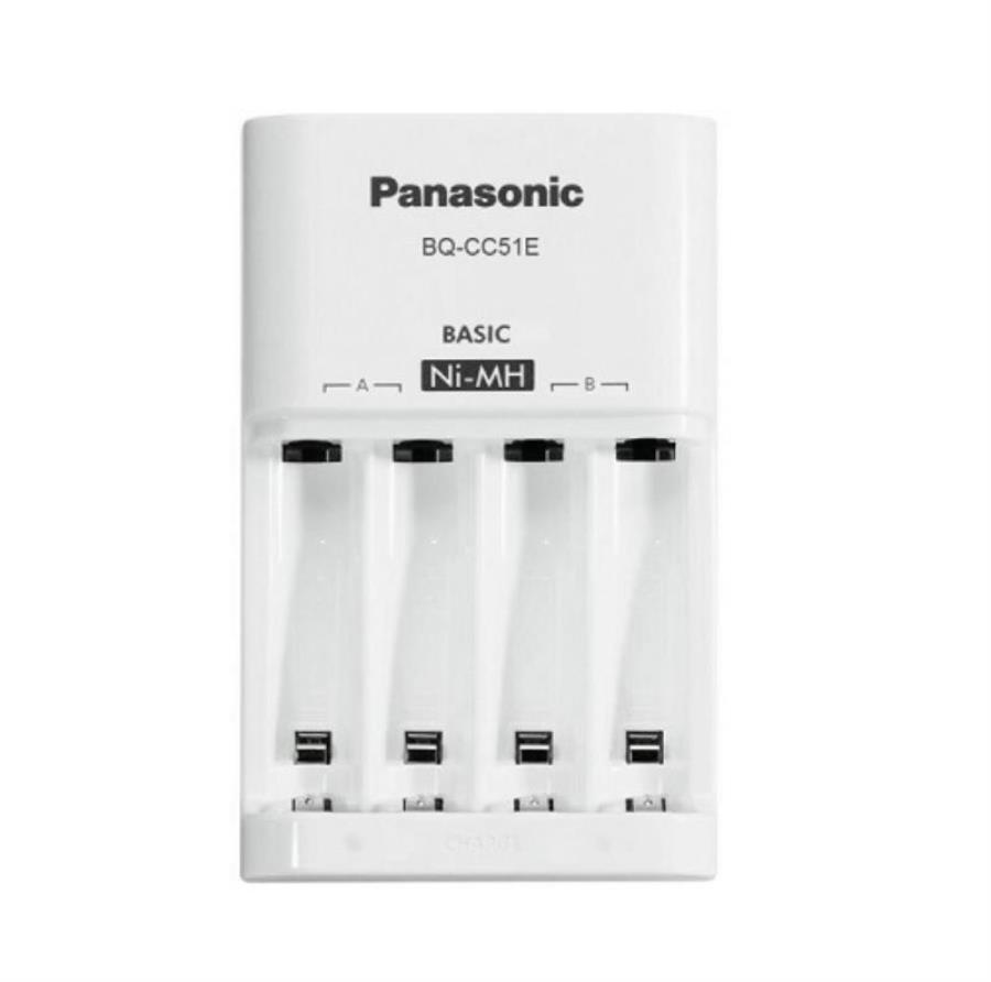 картинка Panasonic eneloop BQ-CC51E Basic Зарядное устройство для аккумуляторов Ni-MH/Ni-CD от магазина Интерком-НН