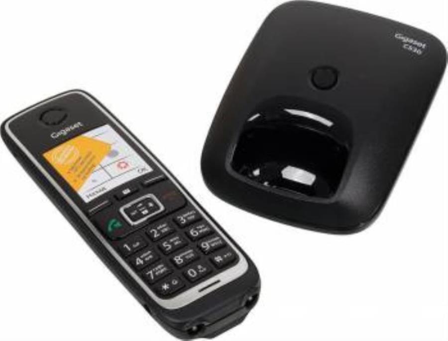 картинка Р/Телефон Dect Gigaset C530 RUS черный АОН от магазина Интерком-НН