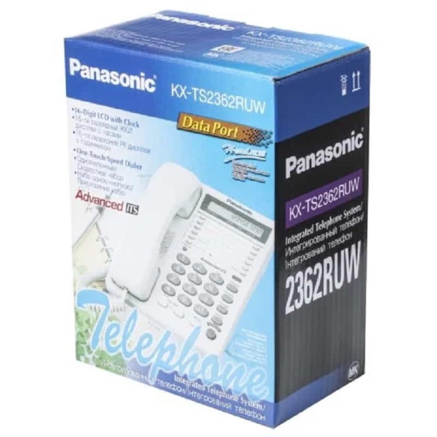картинка Panasonic KX-TS2362RUW проводной телефон, цвет белый от магазина Интерком-НН