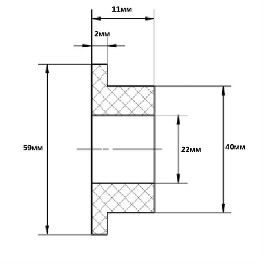 картинка Втулка шнека 01.003 для мясорубки ТОРГТЕХМАШ ТМ-32 от магазина Интерком-НН