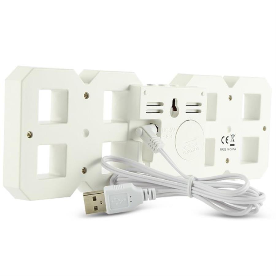 картинка Светодиодные TS-S60-B настольные/настенные часы с функцией будильника от магазина Интерком-НН