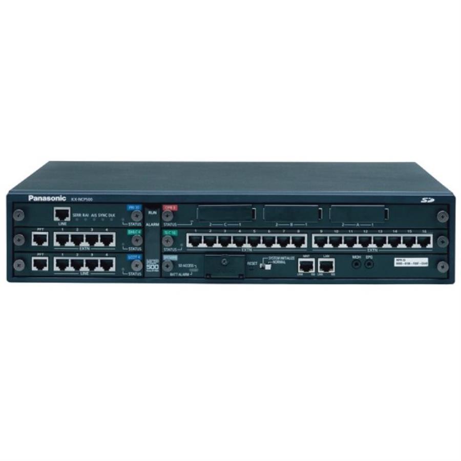 картинка Panasonic KX-NCP500RU Б/У АТС Ёмкость системы: до 124 внешних линий и 156 внутренних линий от магазина Интерком-НН