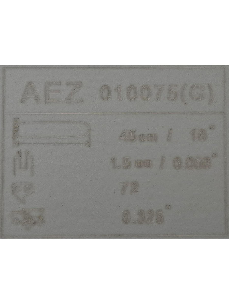 картинка AEZ 010075(G) пильная шина (0,325x1,5мм x 72зуб, 45см) для цепных пил Patriot 18" серия General от магазина Интерком-НН
