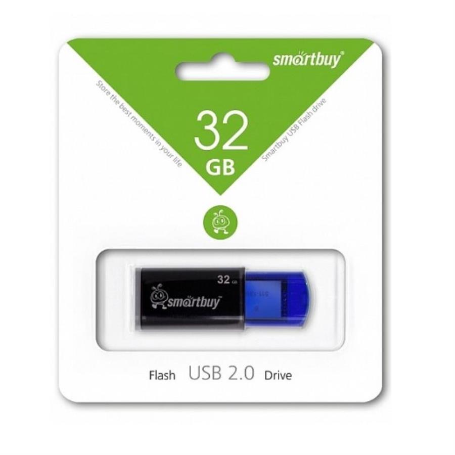 картинка Память USB 32Gb Smart Buy Click синий 2.0 (SB32GBCL-B) от магазина Интерком-НН