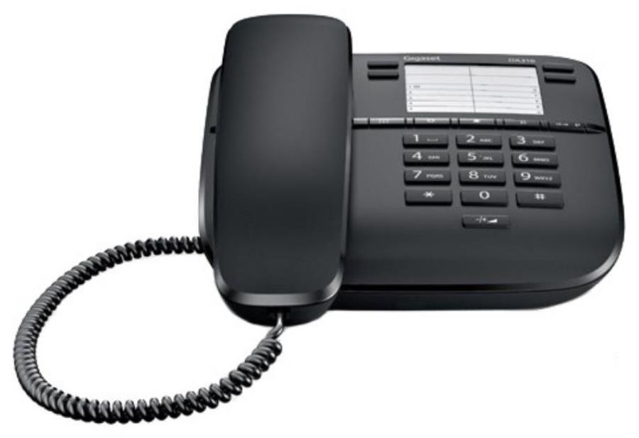 картинка Телефон проводной Gigaset DA310 RUS черный от магазина Интерком-НН