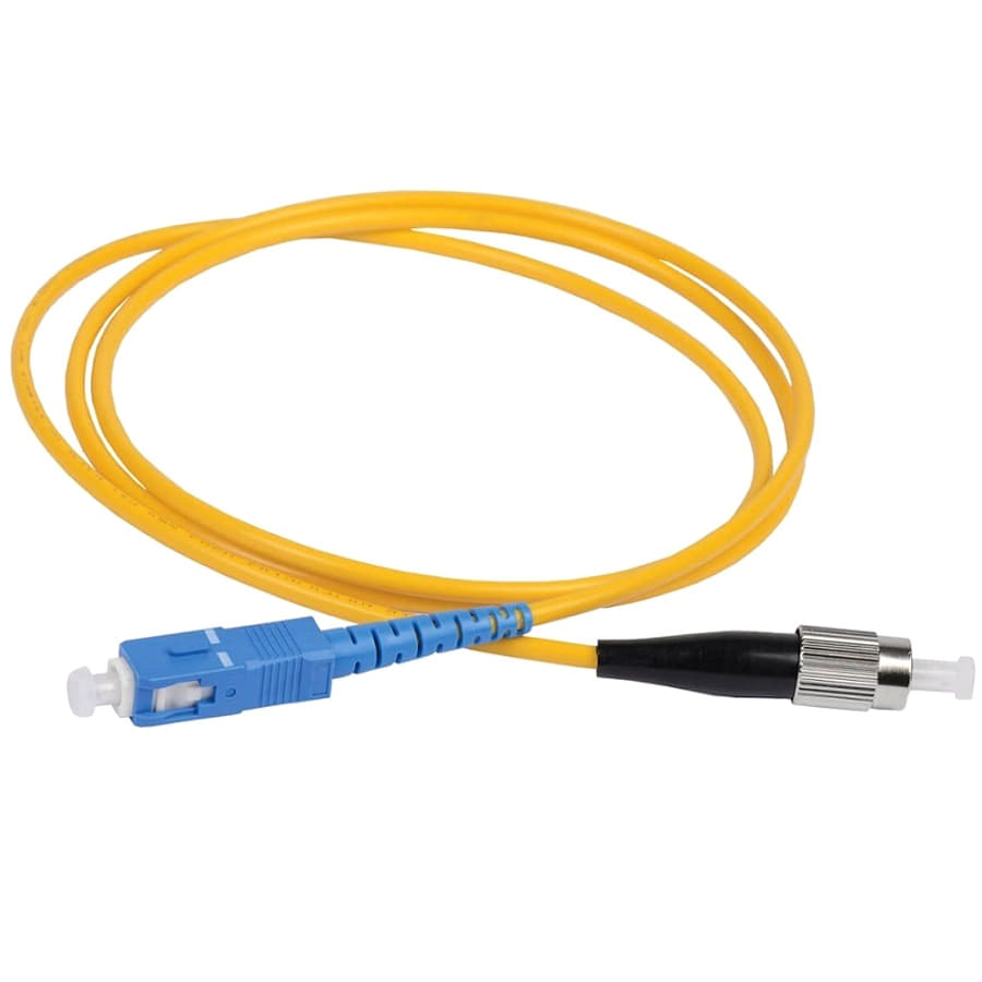 картинка Патч-корд оптический (optic patch cord) SC/UPC-FC/UPC SM 9/125мкм одномодовый (simplex) 0.5 метра от магазина Интерком-НН