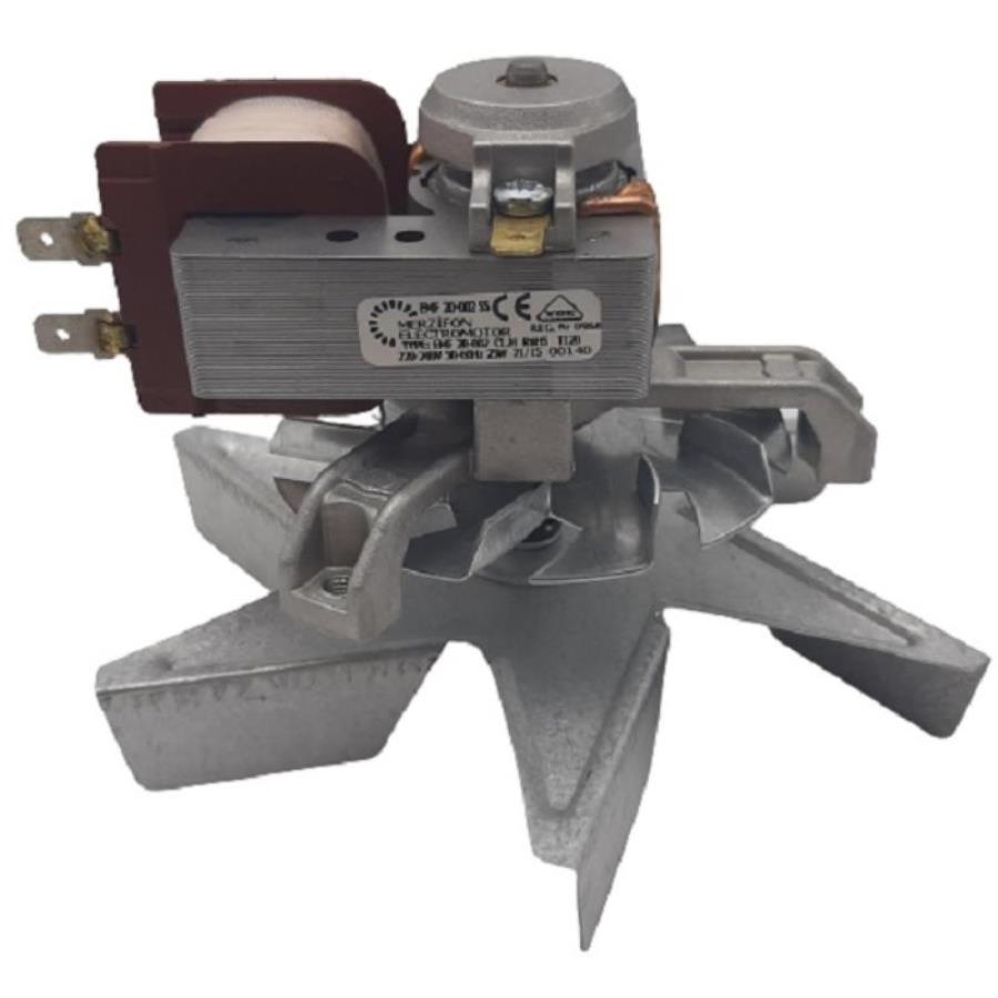 картинка Gefest EMF 20-002SS мотор вентилятора 25Вт с крыльчаткой конвекции духовки для плиты ДА102 от магазина Интерком-НН