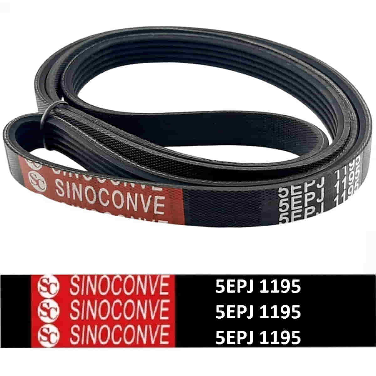 картинка Sinoconve 5EPJ1195 J5 ремень поликлиновый приводной для стиральной машины AEG, Electrolux, Zanussi от магазина Интерком-НН