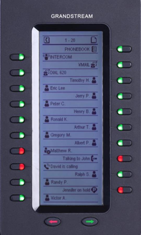 картинка Модуль расширения Grandstream GXP-2200EXT от магазина Интерком-НН