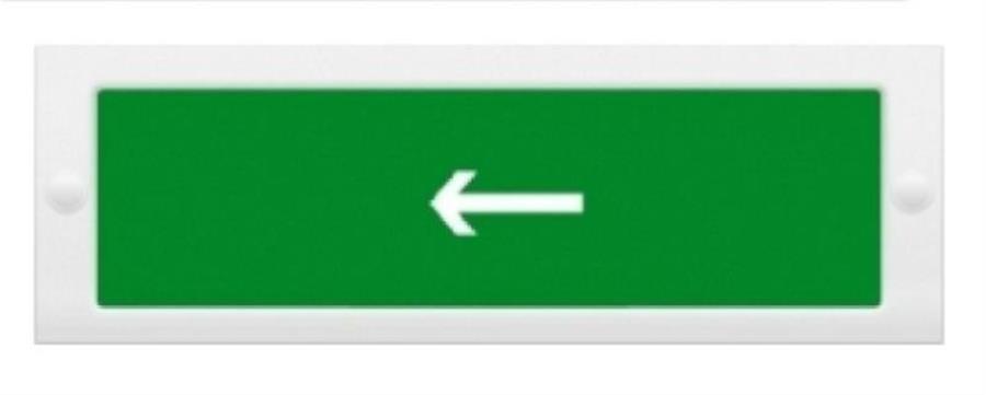 картинка Молния-12 "Стрелка влево" Оповещатель охранно-пожарный световой (табло)  от магазина Интерком-НН