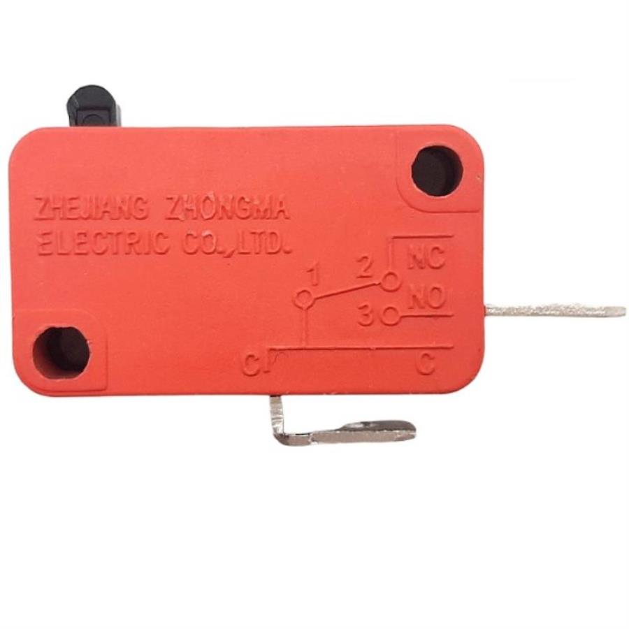 картинка Микропереключатель 2-х контактный 16A 250V (красный) для микроволновой печи (СВЧ) Samsung, Daewoo от магазина Интерком-НН