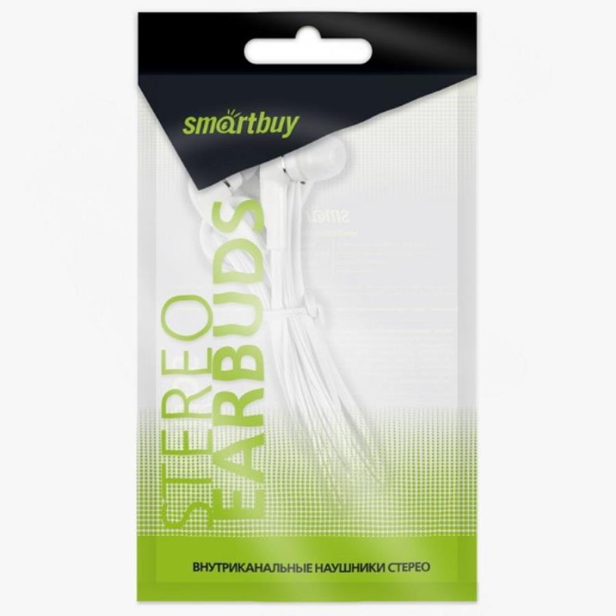 картинка Smartbuy SBE-012 Внутриканальные наушники, белые от магазина Интерком-НН
