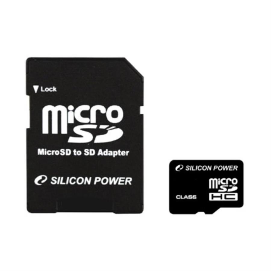 картинка Память Micro SD 16Gb Silicon Power class10 с адаптером  от магазина Интерком-НН