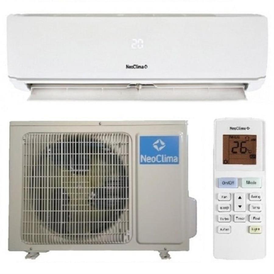 картинка Сплит-система NeoClima NS/NU-HAX09R, кондиционер, тепло/холод, 2,65/2,55 кВт от магазина Интерком-НН