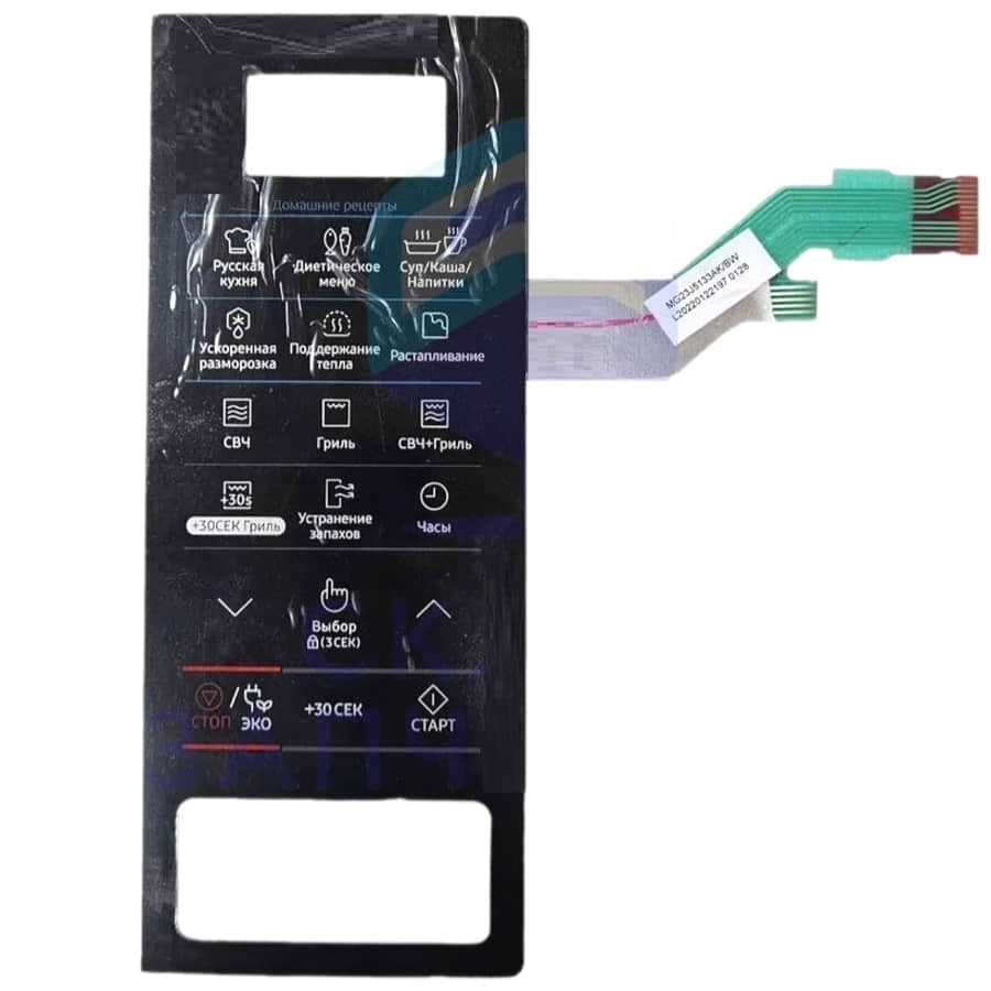 картинка Samsung DE34-00445Z Сенсорная панель управления для микроволновой печи (СВЧ) MS23J5133AK от магазина Интерком-НН
