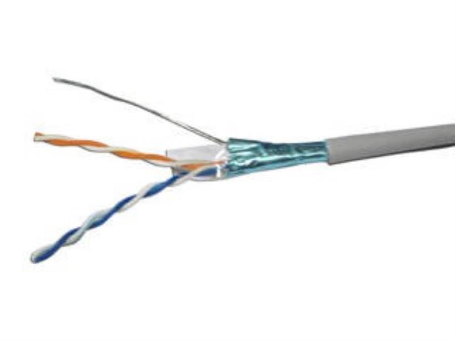 картинка Кабель FTP2 cat.5e 2 пары (2х2х0,5) витая пара экранированная серый от магазина Интерком-НН