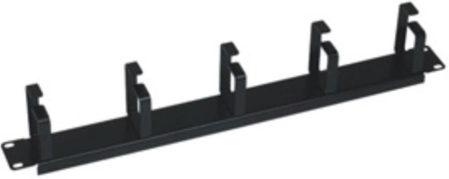 картинка WT-2048B Органайзер кабельный 19" 1U, металлический, 5 металлических колец  от магазина Интерком-НН