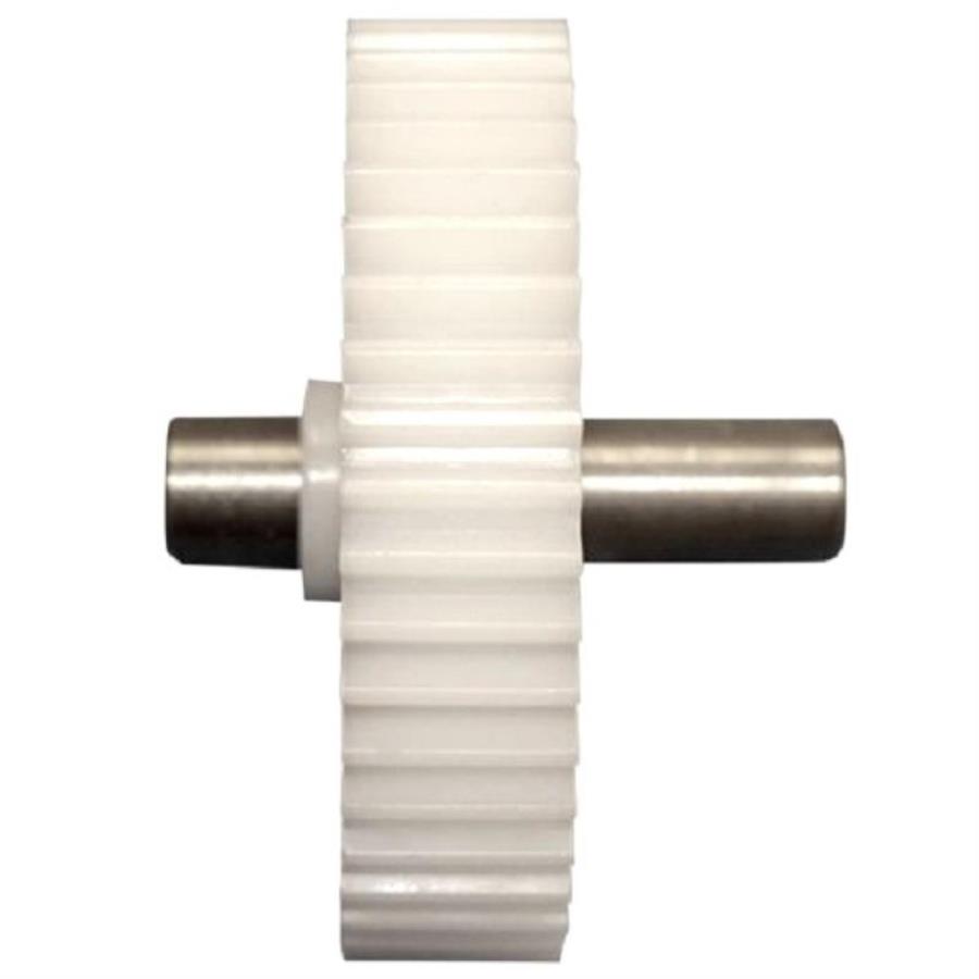 картинка Шестерня большая с валом D=82/13мм, H=59мм, 46 прямых зубьев для мясорубки Умелица, Дива, Ротор от магазина Интерком-НН