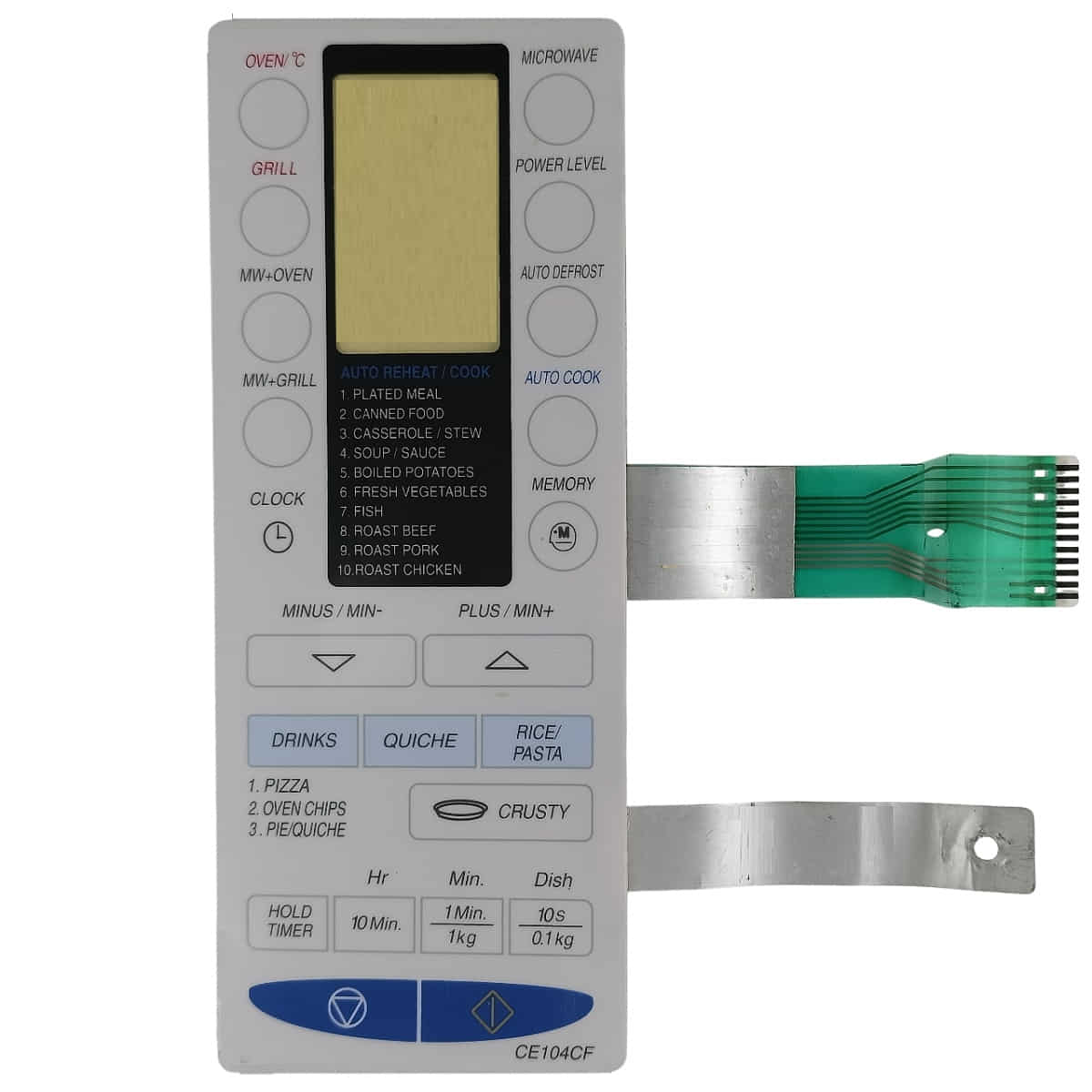 картинка Samsung DE34-10140L Сенсорная панель СВЧ (микроволновой) печи CE104CF от магазина Интерком-НН
