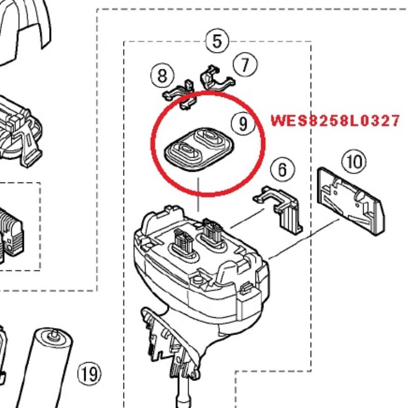 картинка Panasonic WES8258L0327 Водонепроницаемая резиновая прокладка для электробритвы ES8241, ES8243     от магазина Интерком-НН