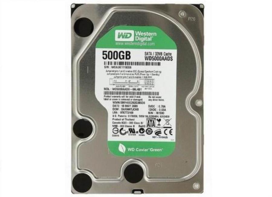 картинка Жесткий диск Western Digital 500 Gb 64 Mb SATA-II WD5000AADS от магазина Интерком-НН