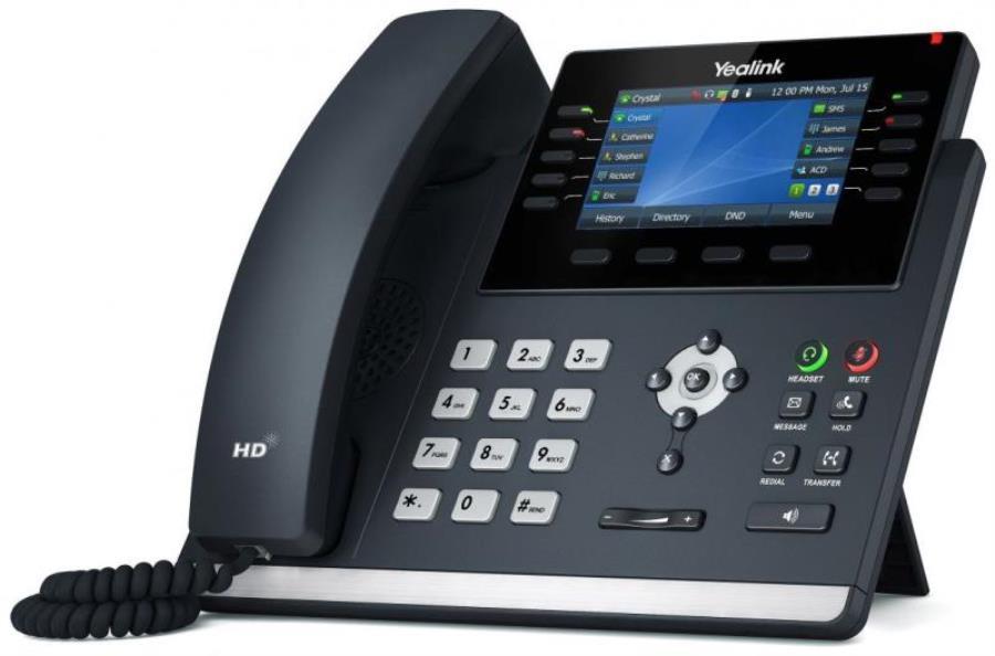 картинка Телефон SIP Yealink SIP-T46U черный от магазина Интерком-НН
