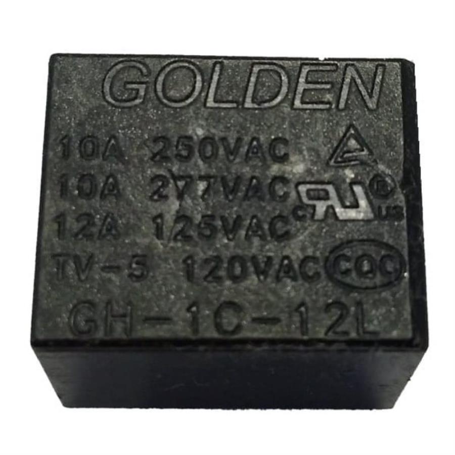 картинка Golden GH-1C-12L Реле управление 12VDC, контакты 10A 250VAC 130ºC  от магазина Интерком-НН