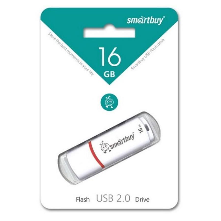 картинка Память USB 16Gb Smart Buy Crown белый 2.0 (SB16GBCRW-W) от магазина Интерком-НН