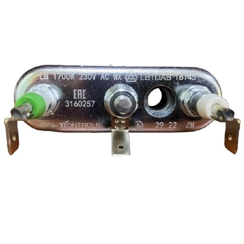 картинка T-Controls 3160257 ТЭН 1700Вт, 170мм с отверстием под датчик, прямой для стиральных машин Indesit от магазина Интерком-НН